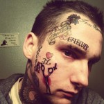 Face Tattoos 7 150x150 - 100's of Face Tattoo Design Ideas Picture Gallery