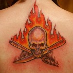 Fire Tattoos 10 150x150 - 100's of Fire Tattoo Design Ideas Picture Gallery