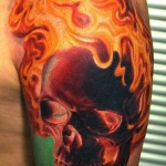 Fire Tattoos 15 150x150 - 100's of Fire Tattoo Design Ideas Picture Gallery