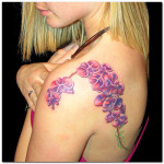 Flower Tattoos 8 150x150 - 100's of Flower Tattoo Design Ideas Picture Gallery