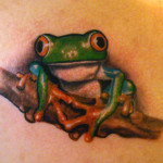 Frog Tattoos 1 150x150 - 100's of Frog Tattoo Design Ideas Picture Gallery