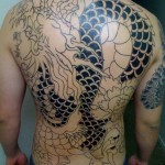 Full Back Dragon Tattoos 150x150 - 100's of Back Tattoo Design Ideas Picture Gallery