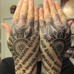 Hand Tattoos 14 150x150 - 100's of Hand Tattoo Design Ideas Picture Gallery