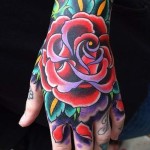 Hand Tattoos 6 150x150 - 100's of Hand Tattoo Design Ideas Picture Gallery