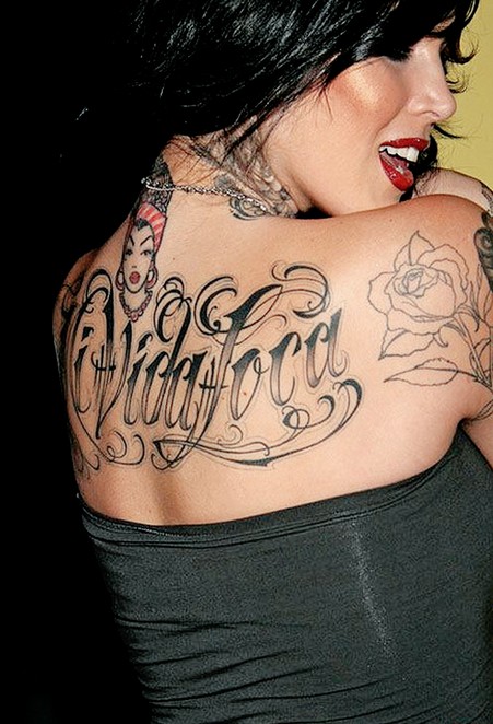 Kat Von D Tattoos 1 - Adam Levine's New Tattoo!