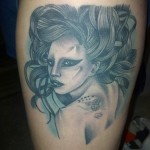 Lady Gaga Tattoos 10 150x150 - 100's of Lady Gaga Tattoo Design Ideas Picture Gallery