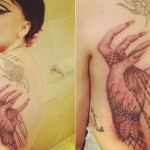 Lady Gaga Tattoos 6 150x150 - 100's of Lady Gaga Tattoo Design Ideas Picture Gallery