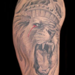 Lion Tattoos 10 150x150 - 100's of Lion Tattoo Design Ideas Picture Gallery
