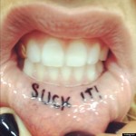 Lip Tattoos 13 150x150 - 100's of Lips Tattoo Design Ideas Picture Gallery