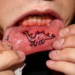 Lip Tattoos 6 150x150 - 100's of Lips Tattoo Design Ideas Picture Gallery