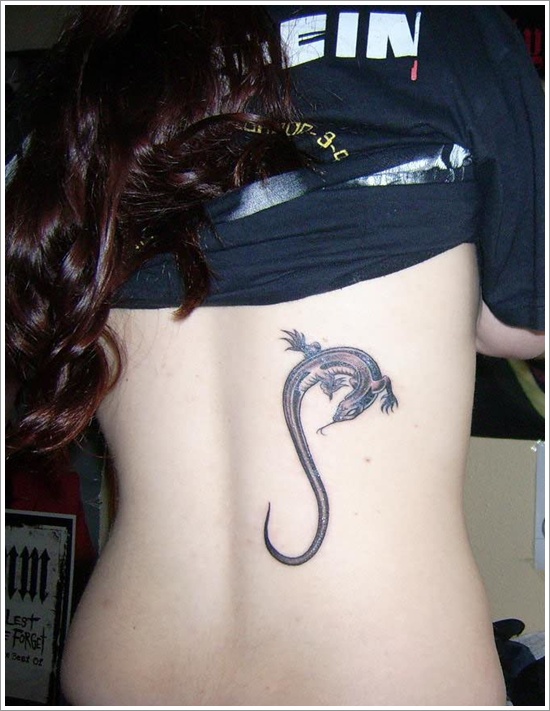 Lizard Tattoos 1 - 100's of Devil Tattoo Design Ideas Picture Gallery