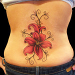 Lower Back Tattoos For Women Flowers 150x150 - 100's of Back Tattoo Design Ideas Picture Gallery