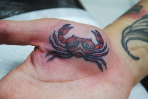 Palm Tattoos 9 300x201 - 100's of Palm Tattoo Design Ideas Picture Gallery