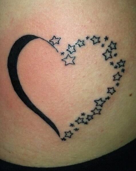 Star Tattoos 1 - 100's of 3D Tattoo Design Ideas Picture Gallery