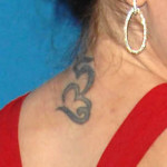 alyssa milano neck tattoo 150x150 - 100's of Alyssa Milano Tattoo Design Ideas Picture Gallery