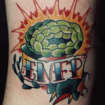 brain tattoos 1 150x150 - 100's of Brain Tattoo Design Ideas Picture Gallery