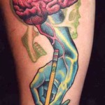 brain tattoos 3 150x150 - 100's of Brain Tattoo Design Ideas Picture Gallery