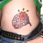 brain tattoos 8 150x150 - 100's of Brain Tattoo Design Ideas Picture Gallery