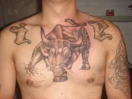 bull tattoos 1 - 100's of Skull Tattoo Design Ideas Picture Gallery