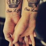 couple tattoos 2 150x150 - 100's of Couple Tattoo Design Ideas Picture Gallery