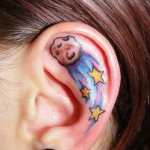 ear tattoos 1 150x150 - 100's of Ear Tattoo Design Ideas Picture Gallery