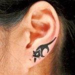 ear tattoos 5 150x150 - 100's of Ear Tattoo Design Ideas Picture Gallery