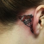 ear tattoos 8 150x150 - 100's of Ear Tattoo Design Ideas Picture Gallery