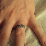 finger Tattoos 13 150x150 - 100's of Finger Tattoo Design Ideas Picture Gallery