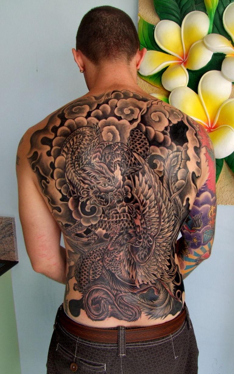 100's of Back Tattoo Design Ideas Picture Gallery