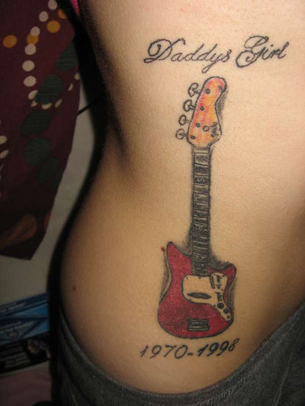 guitar tattoos 1 - 100's of Head Tattoo Design Ideas Picture Gallery