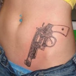 gun tattoos 10 150x150 - 100's of Gun Tattoo Design Ideas Picture Gallery