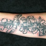 gun tattoos 4 150x150 - 100's of Gun Tattoo Design Ideas Picture Gallery