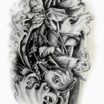 koi fish by engi01 150x150 - 100's of Koi Tattoo Design Ideas Picture Gallery