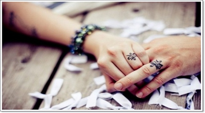 ring tattoos 1 - 100's of Ring Tattoo Design Ideas Picture Gallery