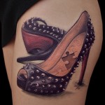 shoes tattoos 9 150x150 - 100's of Shoes Tattoo Design Ideas Picture Gallery